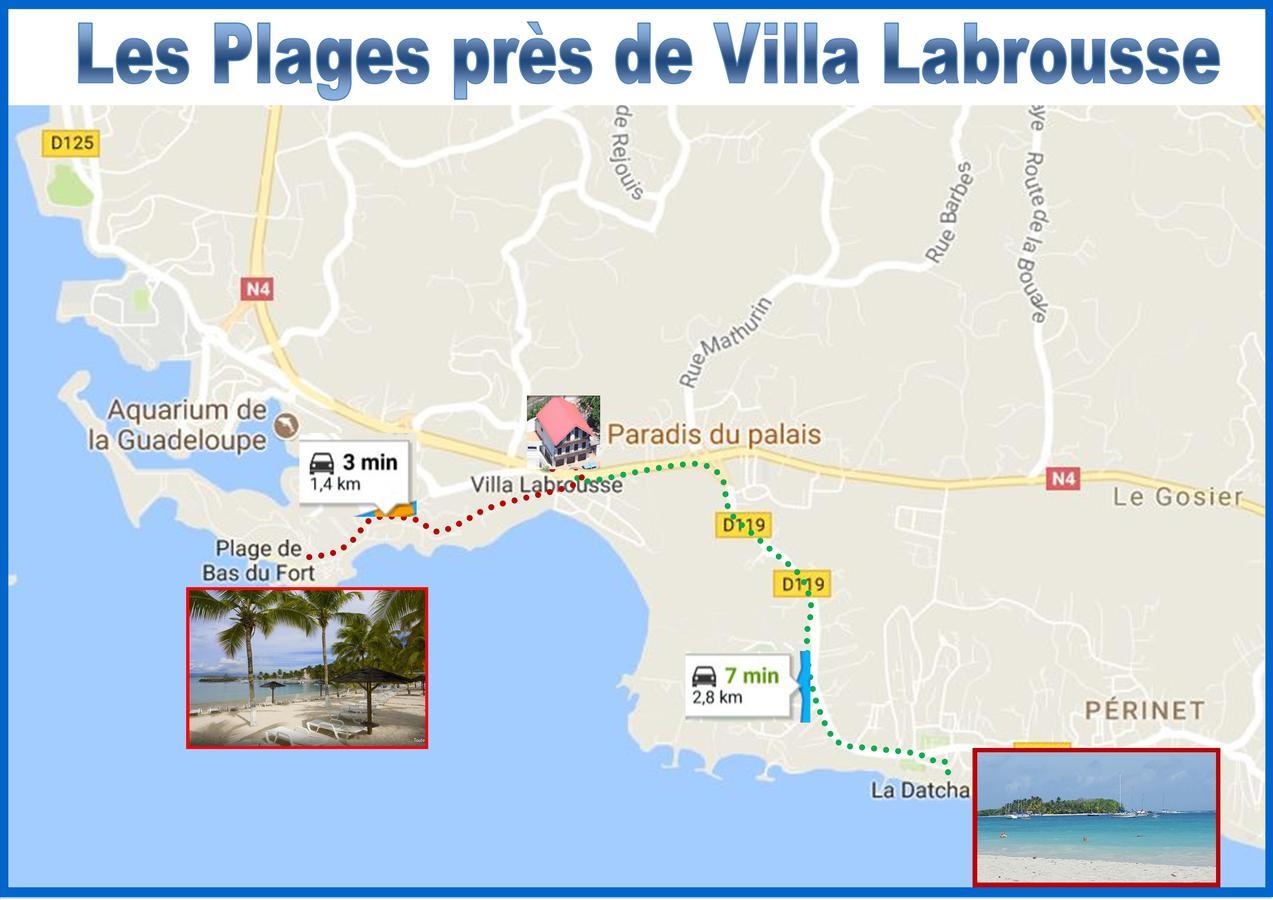 Villa Labrousse Le Gosier  Buitenkant foto